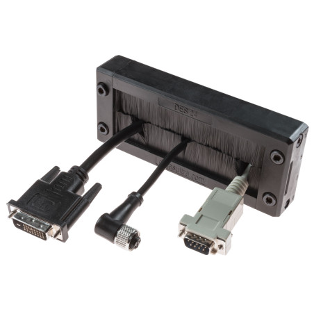 DES ZZ L2 - Cable entry with brushes