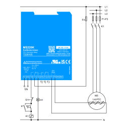 MS220K-AC220-240V-1U - Relé de resistencia PTC - T228102 | DACPOL Polonia