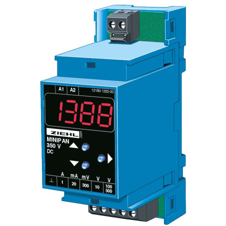 MINIPAN350V-DC - Универсальный цифровой панельный измеритель - D890110 | DACPOL Польша