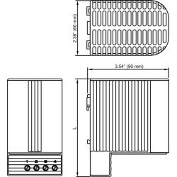 CS 060 - Încălzitor electric pentru carcasă - 06020.0-00 | DACPOL Polonia
