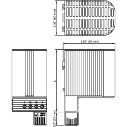 ЦСФ 060 - Грејач за електрична кућишта - 06001.0-00 | ДАЦПОЛ Пољска