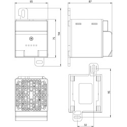 CS 028 - Calentador con ventilador para armario de control - 02800.0-01 | DACPOL Polonia