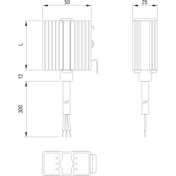 HGK 047 - Heater for electrical enclosures - 04702.0-00 | DACPOL Poland