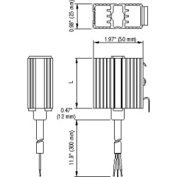 HGK 047 - Heater for electrical enclosures - 04702.0-00 | DACPOL Poland