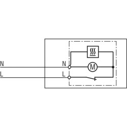 CS 030 - Heizung mit Lüfter für Schaltschrank - 03060.0-00 | DACPOL Polen