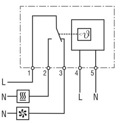 ETR 011 - Elektronischer Thermostat - 01131.0-00 | DACPOL Polen