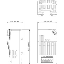 DCF 010 - Elektronický hygrostat - 01012.0-22 | DACPOL Polsko