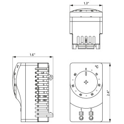 11100.0-01 Теплостат термостат тип KT 111| DACPOL Польша
