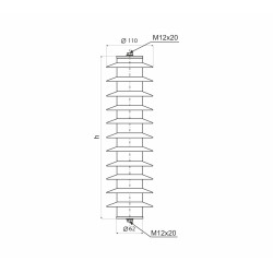 PSP 12/10kA - Surge arrester - 91005 | DACPOL Poland