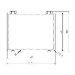 BOXCO polycarbonate cabinet, 400x500x200 BC-CGP-405020 | DACPOL Poland
