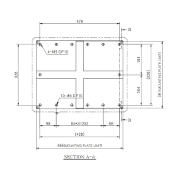Szafka poliwęglanowa BOXCO, 400x500x200 BC-CGP-405020