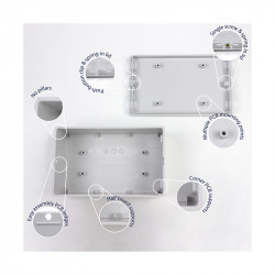 Housing for easy assembly of the CBEAC series