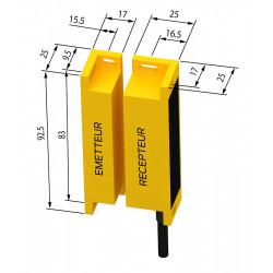 AMX4 magnetic safety switch