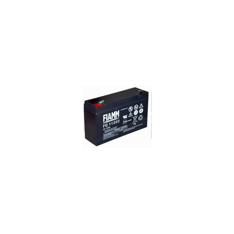 FG11201 6V Baterie 12Ah Faston 4,8mm