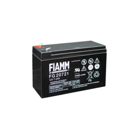 FG20721 Rechargeable 12V 7,2Ah Faston 4.8mm