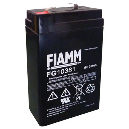 FG10381 6V baterie 3,8Ah