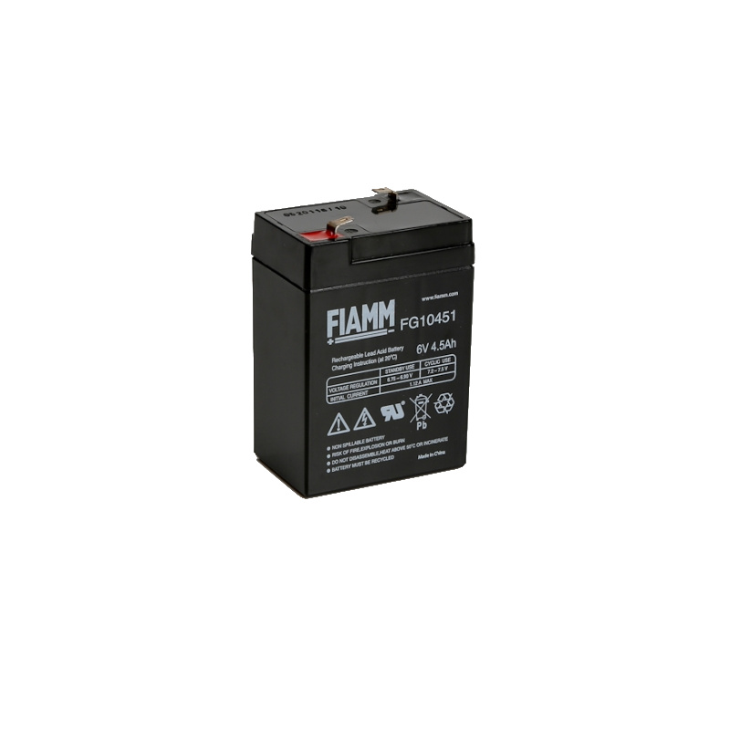 FG10451 Akkumulátor 4,5Ah 6V faston 4,8mm FG10451 Akkumulátor 4,5Ah 6V faston 4,8mm