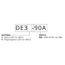 Sensor de nivel de serie 30 horizontal 230V