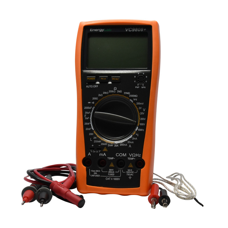 Multimeter VC9808 + RLC EnergyLab