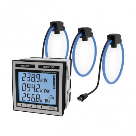 Network parameter analyzer with Rogowski coils 96x96 - Q96R3H