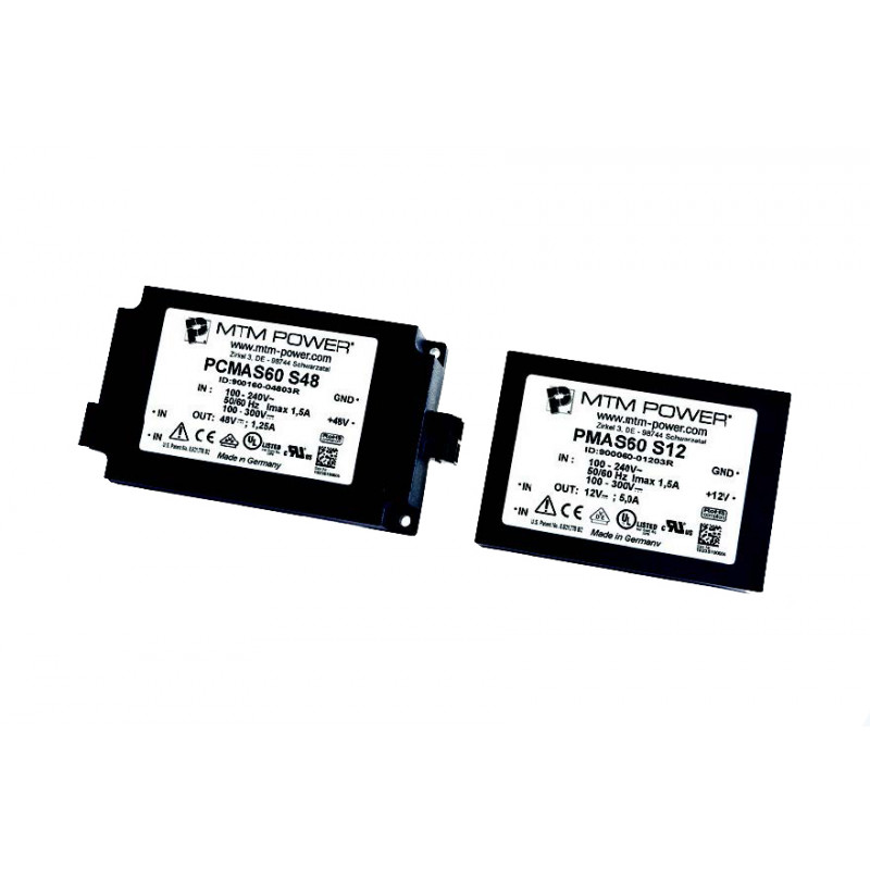 AC / DC Surse de alimentare PMAS/PCMAS 60 W AC / DC Surse de alimentare PMAS/PCMAS 60 W
