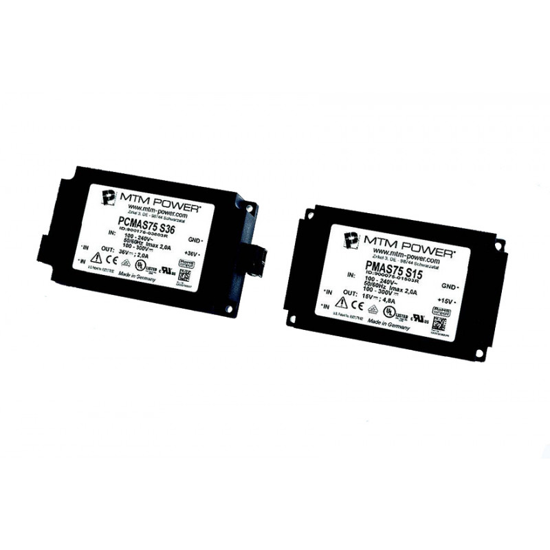 Источники питания переменного / постоянного тока PMAS/PCMAS 75 W Источники питания переменного / постоянного тока PMAS/PCMAS 75 W
