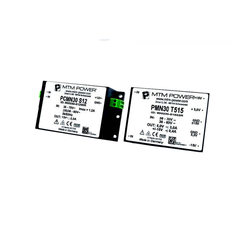 PMN/PCMN 30 W AC/DC tápegységek