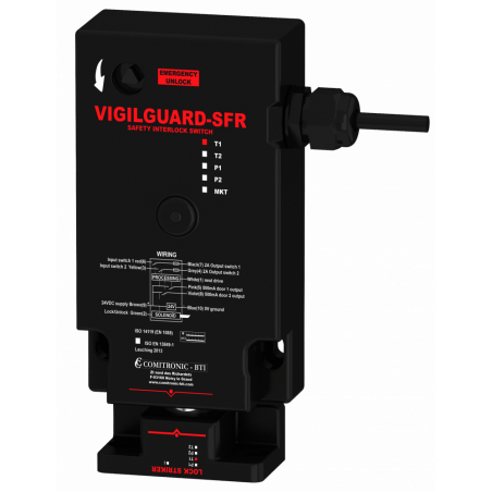Interruptor electromagnético con VIGILGUARD SFR P2 BLOQUEO