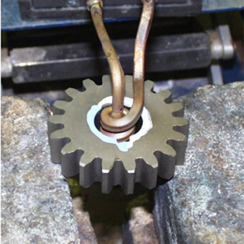 Shrink fit a steel gear onto a motor shaft