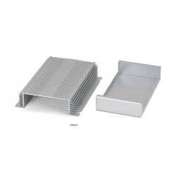 Aliuminio profilio dėžutė su radiatoriumi hermetiška