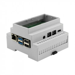 Carcasa de riel DIN para Raspberry Pi B + P2 P3