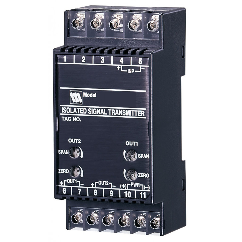 W5MS - signal converter with a resistive input with a double output.