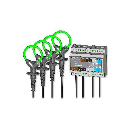 DRM 504/4 4-phase AC Micro-Flex probe, DIN rail