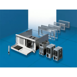 3659400 Modularstystem W / ATX Economy Vario avec portes d'entrée, 4u, étain