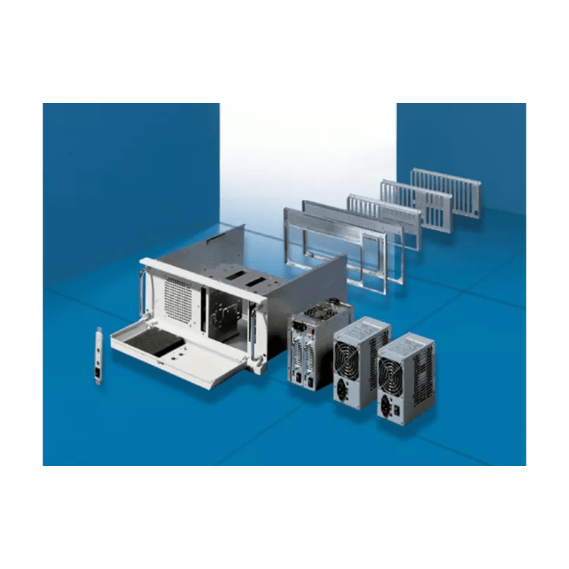 3659400 Modularstystem W / ATX Economy Vario avec portes d'entrée, 4u, étain
