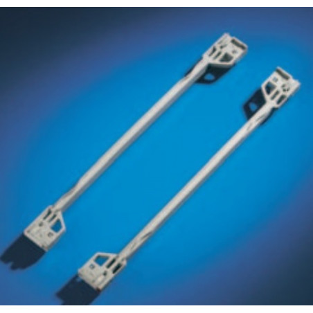 3686136 Kereal rails guiding with 1/2 hp offset, gray, 220 mm