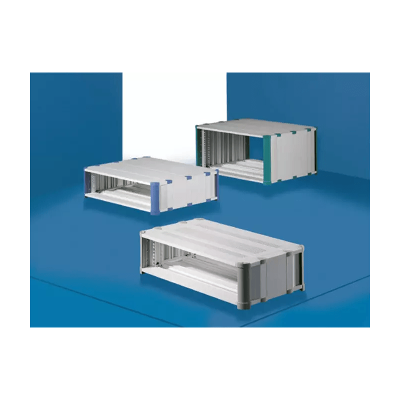 3750632 Heicase ventillált 6U, 300 mm, RAL 5012