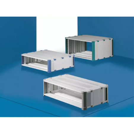 3750632 Heicase ventillált 6U, 300 mm, RAL 5012