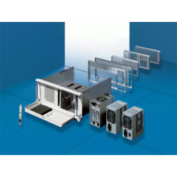 System modułowy AT/ATX Vario Economy z drzwiami przednimi, 4 U, blaszany