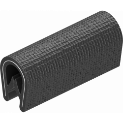 Самозаключваща защита, PVC 70 ± 5 брега на черно 1010-01. t