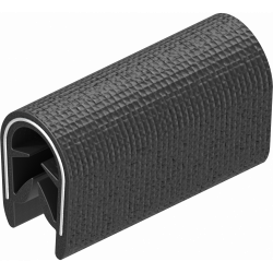 Самозаключваща защита, PVC 70 ± 5 брега на черно 1010-11.