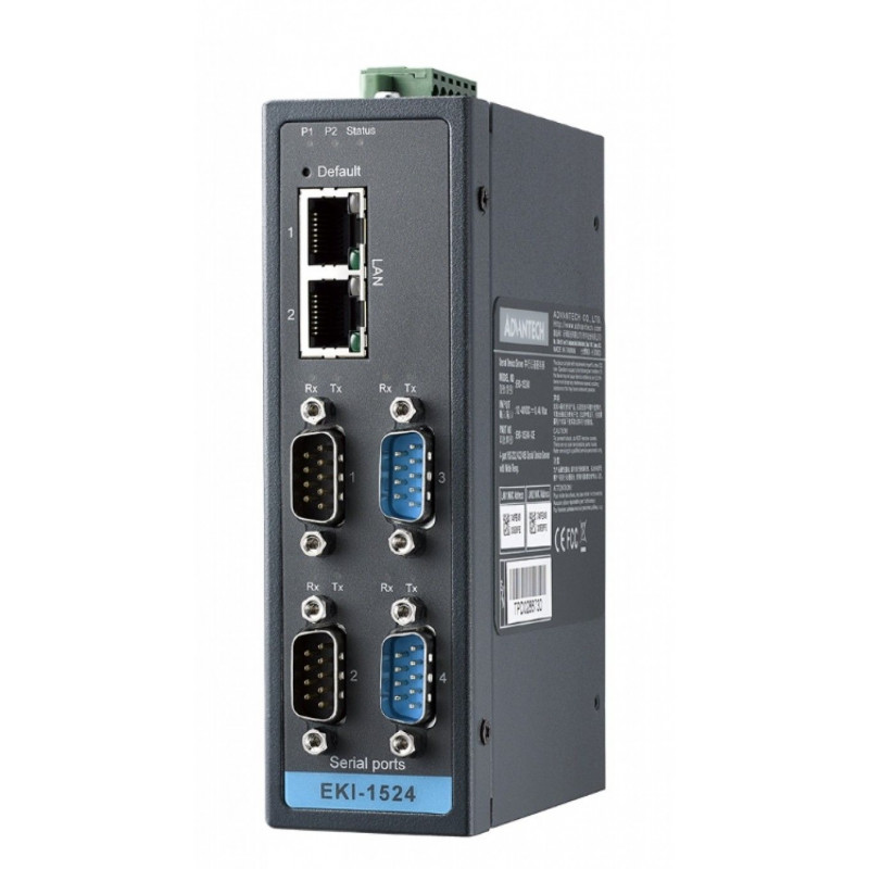 EKI-1524, 4-портовый серийный сервер Serial RS-232/422/485