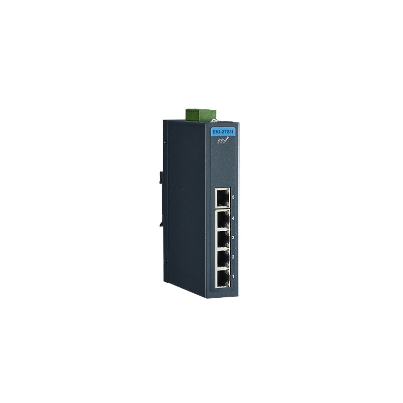 EKI-2725, 5 porturi IND. Switch-ul ineasic al GBE EKI-2725, 5 porturi IND. Switch-ul ineasic al GBE