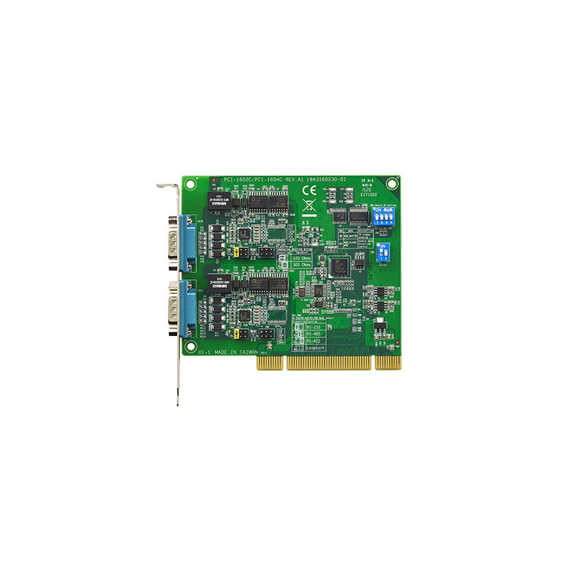PCI-1602, 2 portos RS232 / 422/485 PCI kártya izolációval PCI-1602, 2 portos RS232 / 422/485 PCI kártya izolációval
