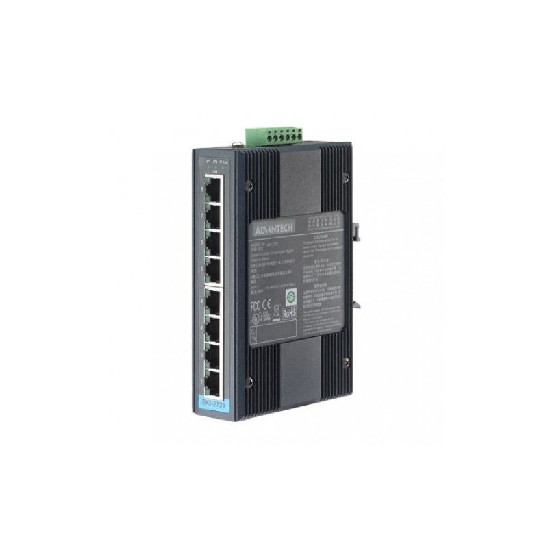 EKI-2728i-CE, 8-Port Pramonės nepertraukiamas GBE w / t EKI-2728i-CE, 8-Port Pramonės nepertraukiamas GBE w / t
