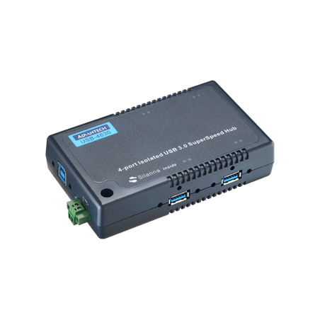 USB-4630-AE, circuit module, 4-port SuperSpeed ​​on white background USB 3.0 HUB