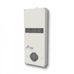 Air - air heat exchangers for door or cabinet side assembly