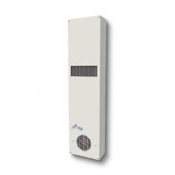 Air - air heat exchangers for door or cabinet side assembly