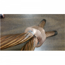 Soldering a copper lug and a wire