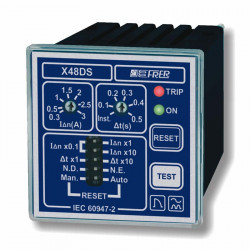 A compact X48DS passing current relay